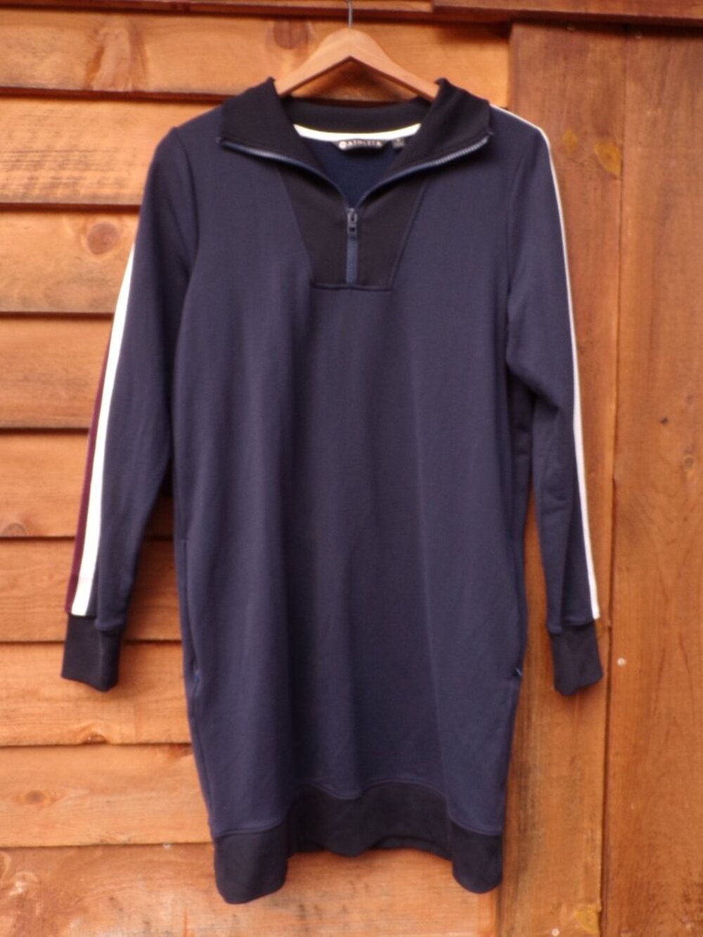 Athleta Navy Blue Dress Women's Size Small Knit Activewear